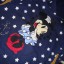 granatowa bluza z kapturem z minnie mouse roz 104