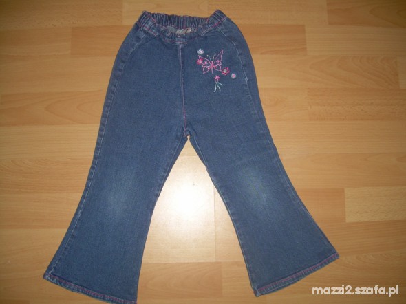 Spodnie jeansowe z aplikacją