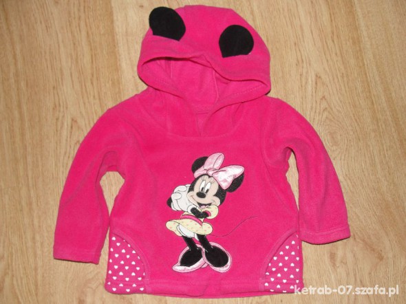 MINNIE CUDOWNA BLUZA Z KAPTURKIEM JAK NOWA