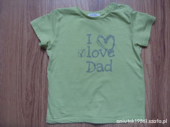 kocham tatę piękna bluzeczka