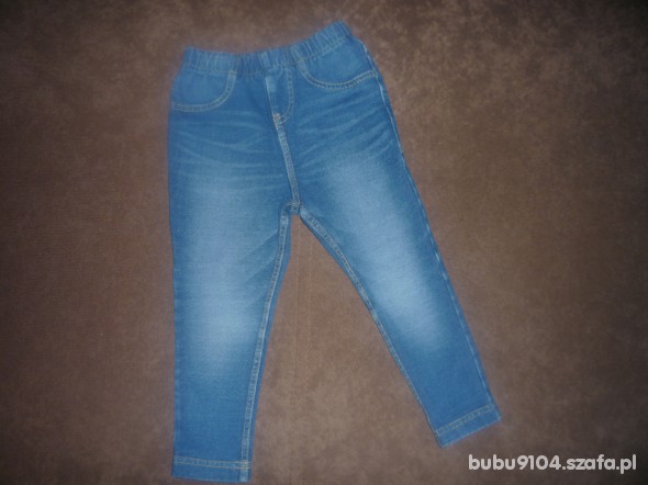 LEGINSY RURKI JEANS 15 2 LATA IDEAŁ