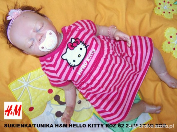 sukienka h&m Hello Kitty roz62 2 do 4m