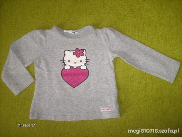 BLUZECZKA H&M Hello Kitty roz 74 80