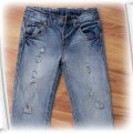 Spodnie jeansowe z dziurami roz 110cm NEXT