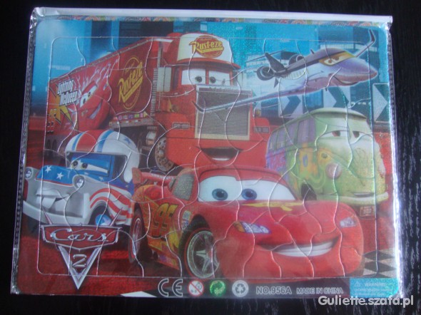 puzzle cars 2 auta nowe