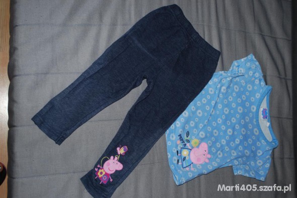 Peppa pig komplet bluzka i legginsy