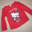 Czerwona bluzka z Hello Kitty 86 do 92cm