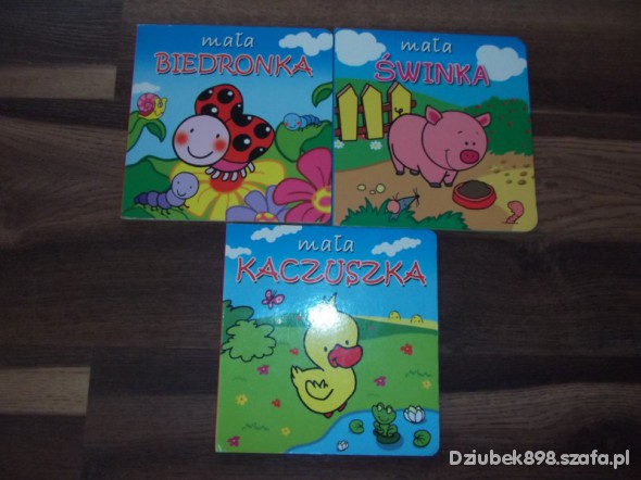 3 książeczki z serii