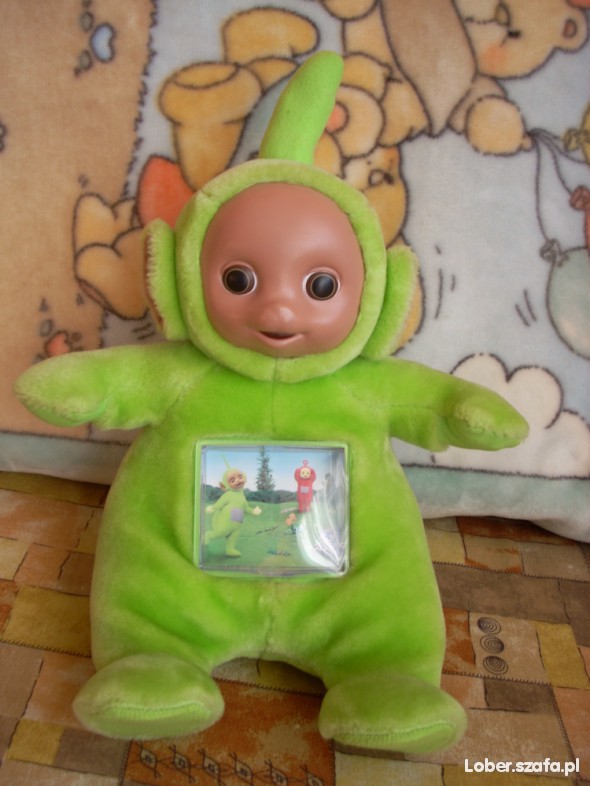 Interaktywny Teletubiś Dipsy z telewizorkiem
