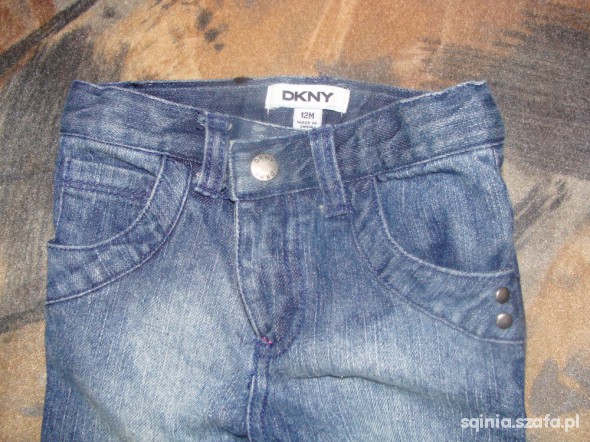 spodnie jeansy dkny na 12 mcy