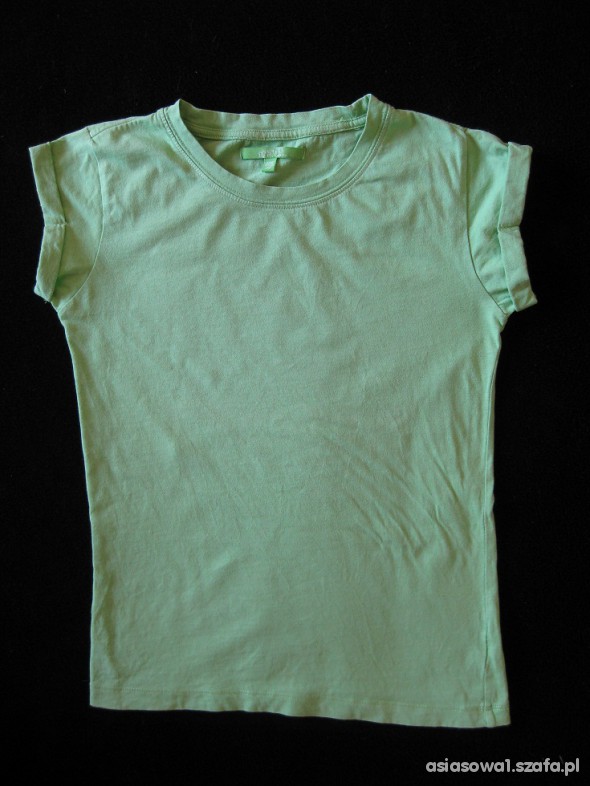 Śliczny jasno zielony T shirt IYSHI CUBUS 146