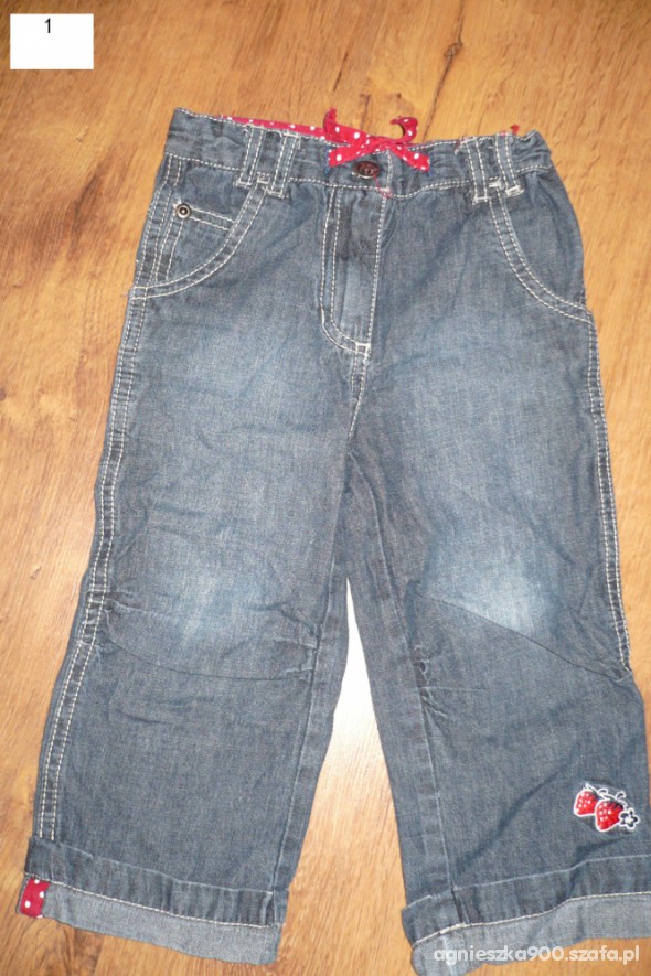 Spodnie jeans rozmiar 86