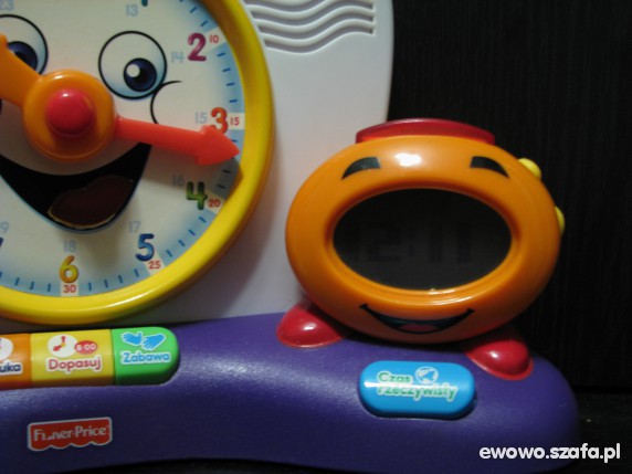 Zegar Fisher Price Język Polski