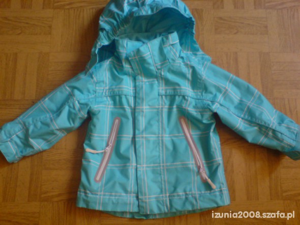 Kurteczka niebieska z odblaskami Cubus 86cm