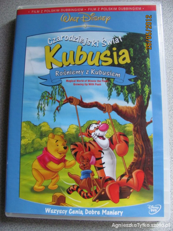 Bajka Rośniemy z Kubusiem DVD Disney