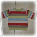 Swetr paski kolorowy 12 18 miesięcy