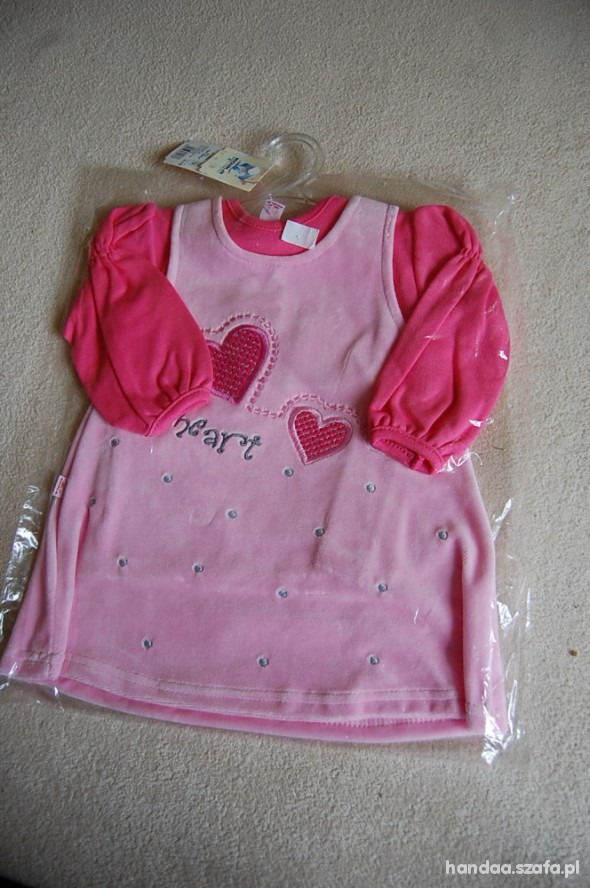 Nowa sukienka dla dziewczynki różowa