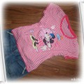 koszulka różowa z myszka miki 4 5 lat