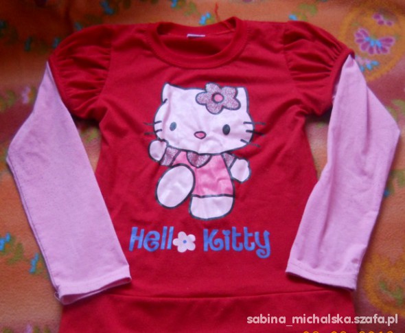 Bluzka r 128 z Hello Kitty