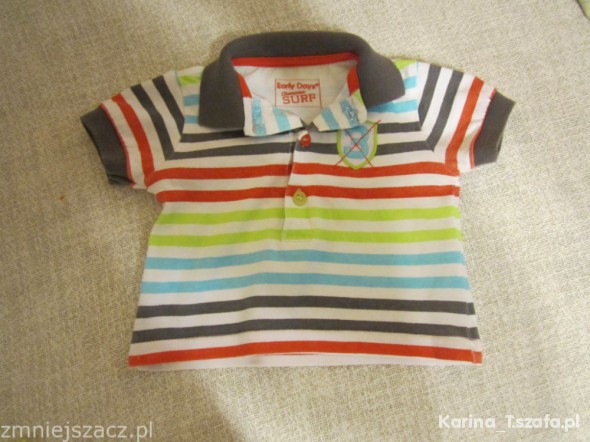 koszulka polo w paseczki