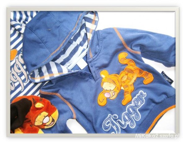 DISNEY BLUZA Z KAPTUREM TYGRYSEK