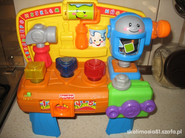 warsztacik Fisher Price z narzędziami cena z wysył