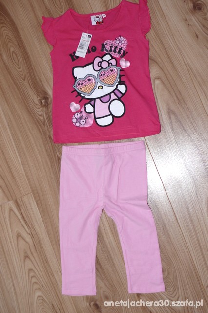 110CM NOWA piżamka HELLO KITTY 4 DO 5 LAT