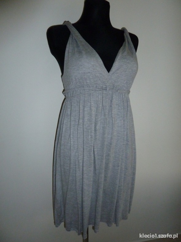 ciążowa sukienka siwa
