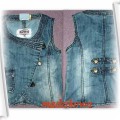 UNIKAT JEANS 98 104 CUDOWNA KAMIZELKA sygnowana