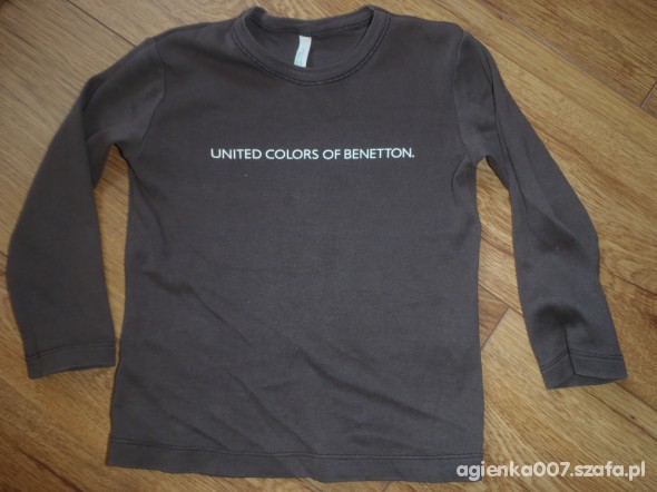 Brązowa bluzeczka Benetton rozm 90