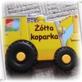 Żółta koparka nowa książeczka