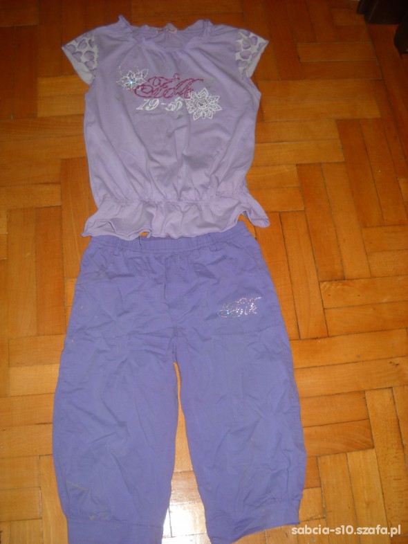 FIOLETOWY KOMPLECIK Z CEKINAMI