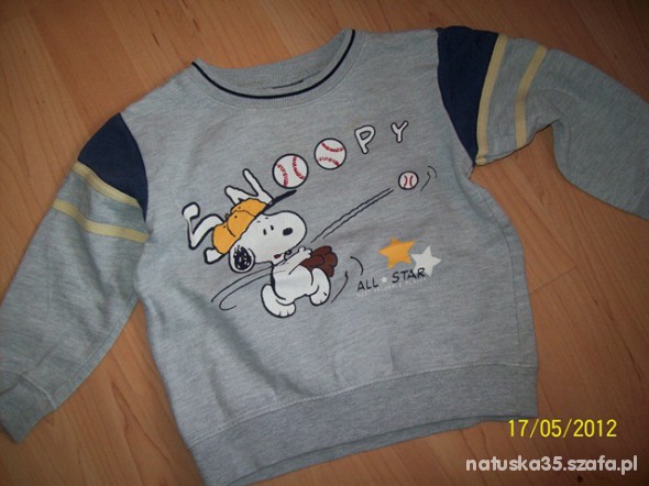 bluza HM ze snoopym 92 98