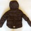 H&M czekoladowa ciepła kurtka 122