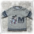 Ciepły swetr Z Myszką Mickey firmy Disney 3 6 msc
