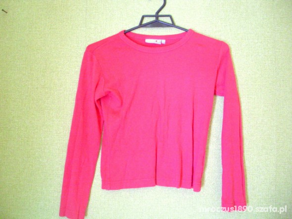Pinkowa bawełniana bluzeczka