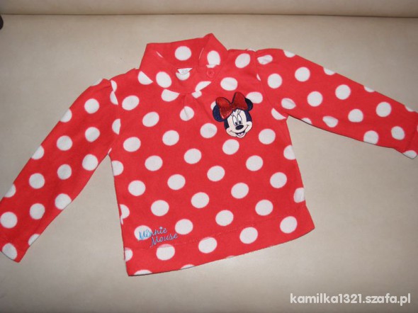 Disney bluza polar z Myszką Minie 98 do 104cm