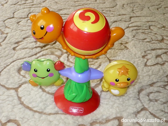 FISHER PRICE KOLOROWE DRZEWKO ŚLIMACZKA