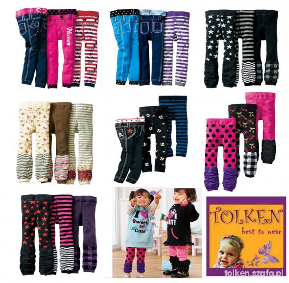 Legginsy rajstopki bez stóp 80 86 WYBÓR 36 WZORY