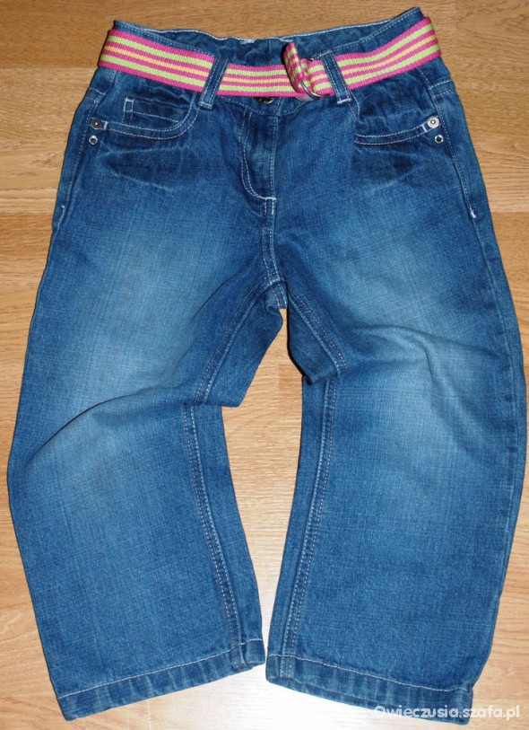 Śliczne spodnie jeansowe NEXT 128