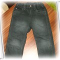 idealne H&M spodnie z czachą jeans 98