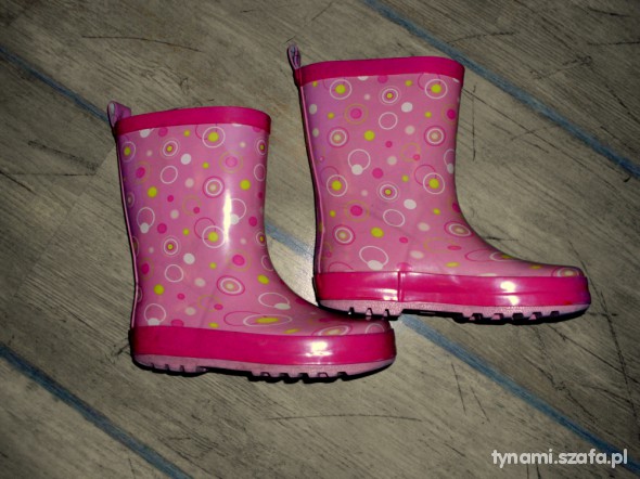 różowe kalosze 26