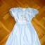 Sliczna niebieska sukienka na 122 128cm