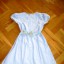 Sliczna niebieska sukienka na 122 128cm