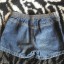 krótkie spodenki jeans spodenki i spódnica 2 w1