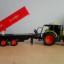 Traktor z przyczepą Dickey światła dźwięk
