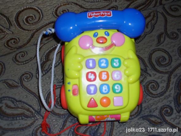 interaktywny telefon fisher price