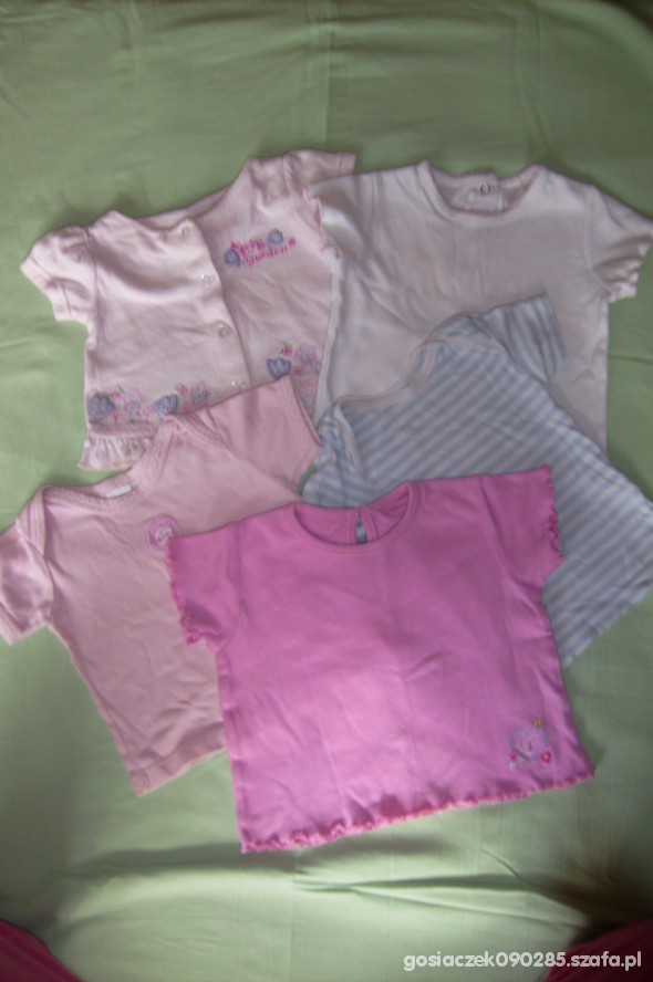 bluzeczki dla dziewczynki w różnych kolorach