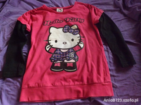 ŚLICZNA BLUZECZKA HELLO KITTY 116 122