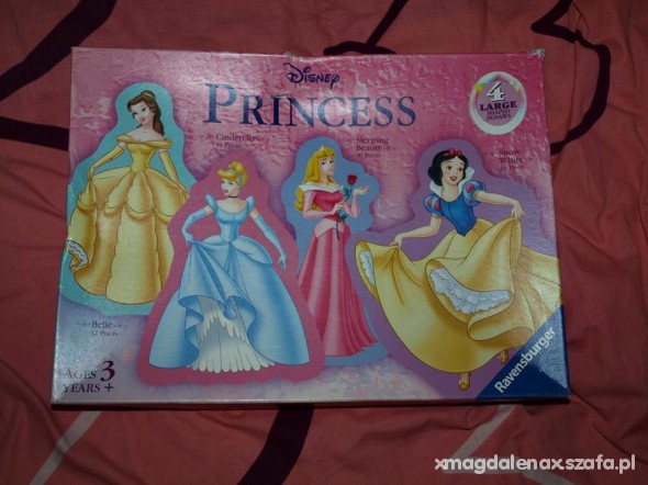 ŚLICZNE PUZZLE KSIĘŻNICZKI DISNEY